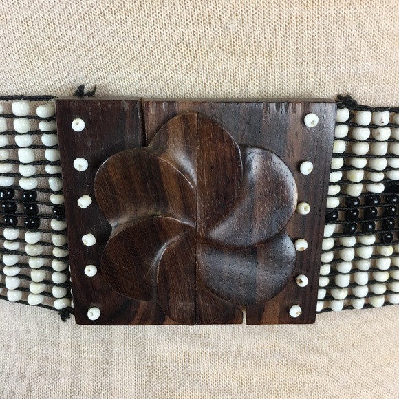 Beaded Southwestern Stretch Belt - Picture 7 of 8